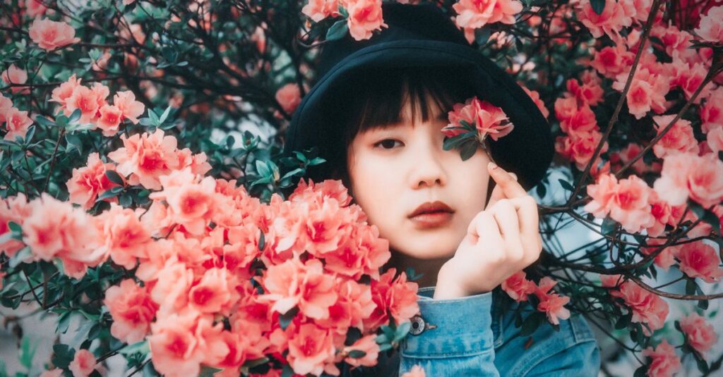 ひっそり咲いているのに、まだ自分では気づけていないような花のやさしさ