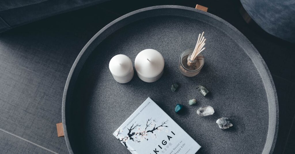 『裏庭のドア、異世界に繋がる』の静かな読後感と、心が整うような癒しの余韻を表現したイメージ