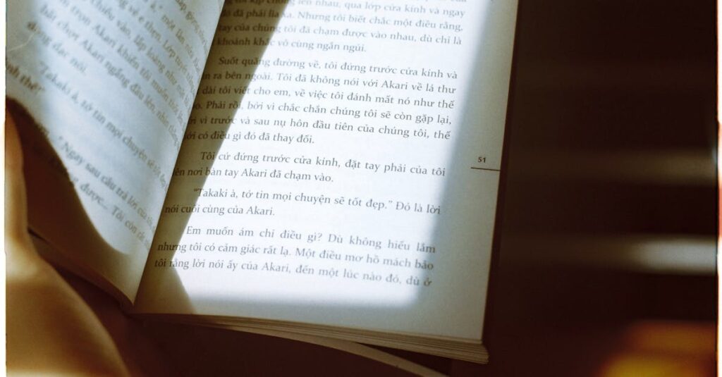 ページに書かれた言葉だけが届く静かな時間。余白が読者の感情を引き出す。