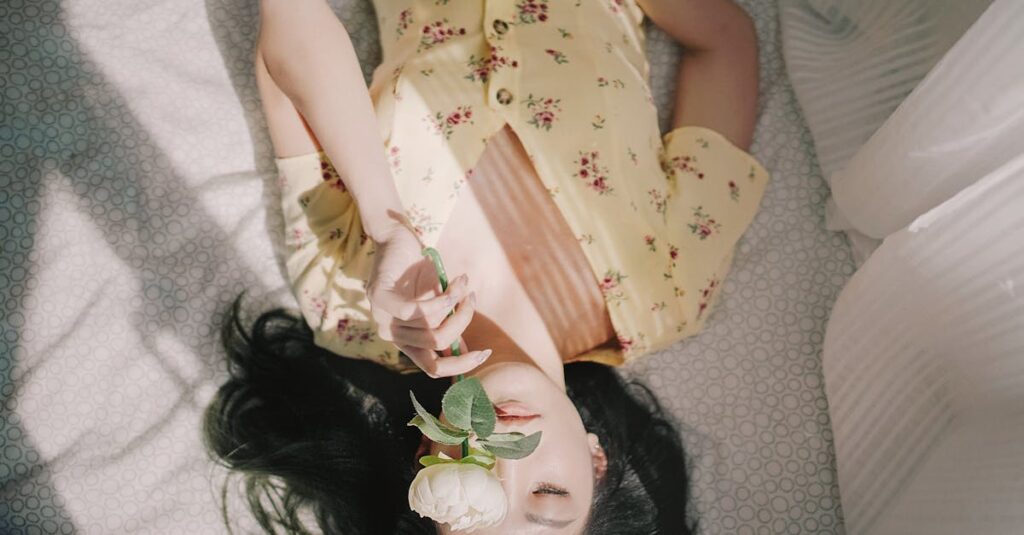 ひっそり咲いているのに、まだ自分では気づけていないような花のやさしさ