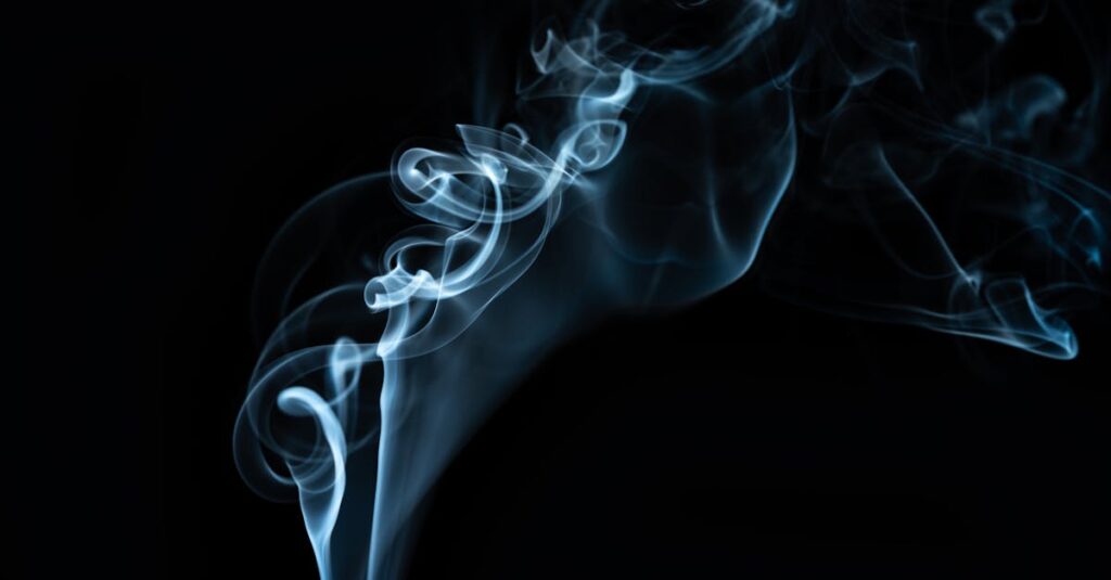 感情が魔力となって流れ出すファンタジーのイメージ