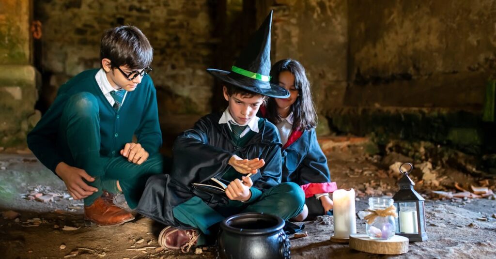 異世界のクロと手を取り合いながら友情を築く恵真の姿