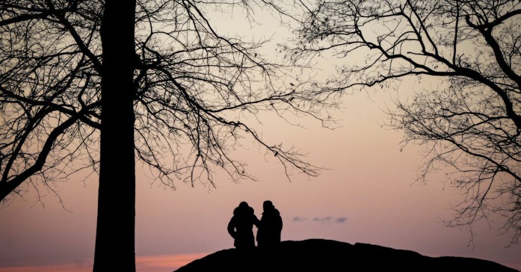 静かな安心感を表す温かなつながり