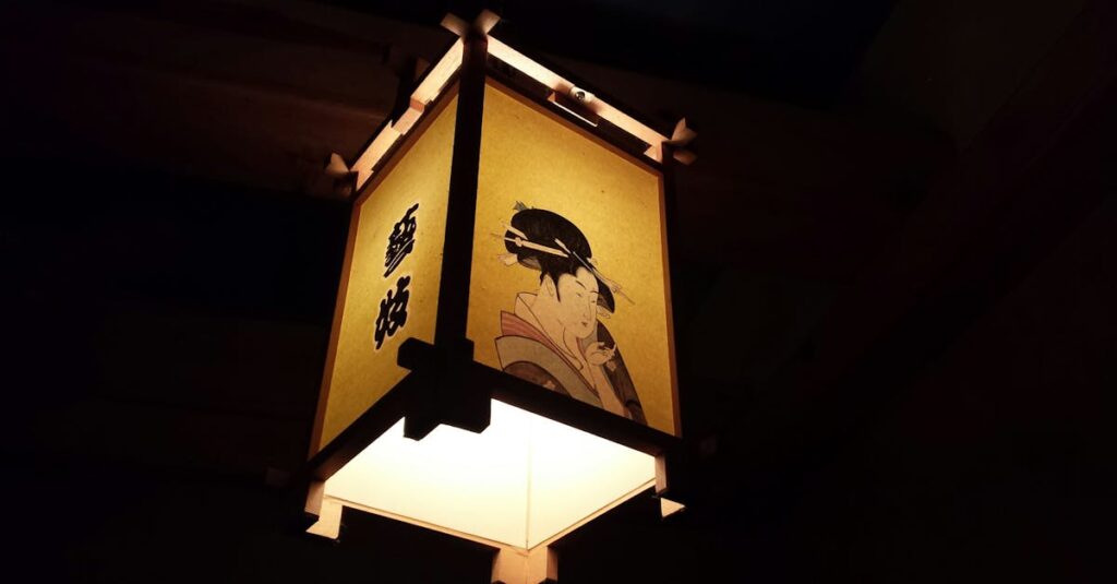 江戸の静かな街並みと柔らかな灯り