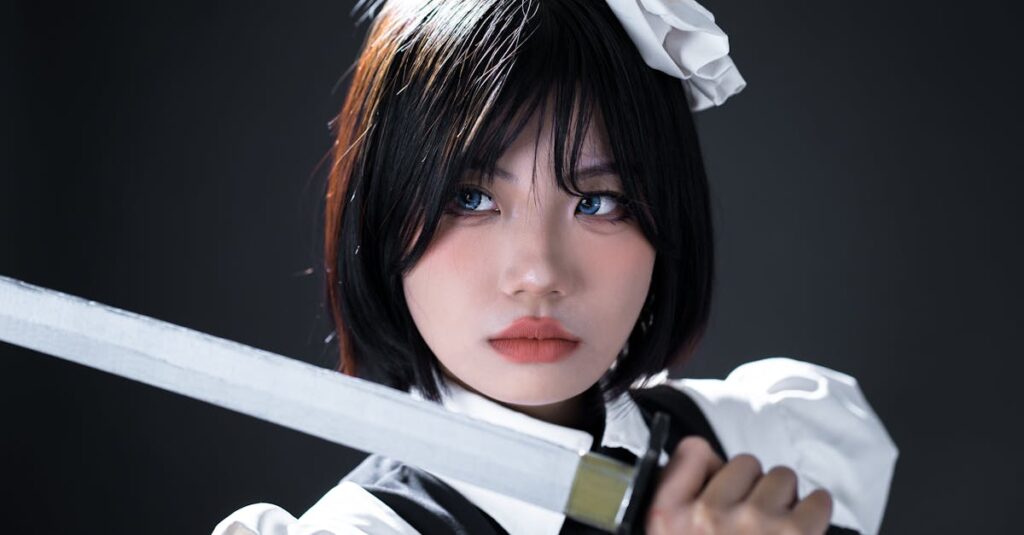 過去の傷や記憶を静かに受け入れ、前を向いて生きることを決意したアニメ女性キャラの強さを感じる表情。