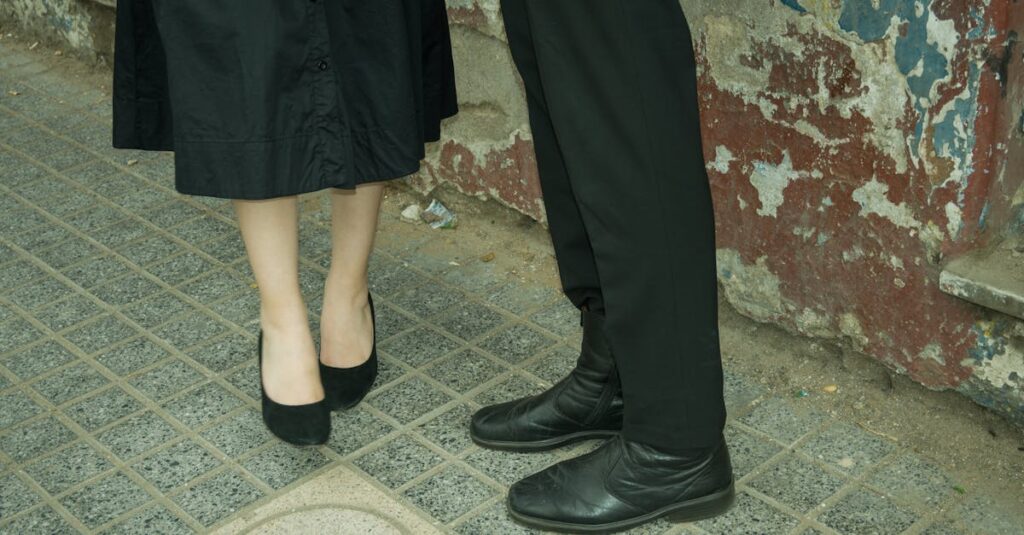 静かに出会う二人。違う世界が交わる、やわらかな瞬間。