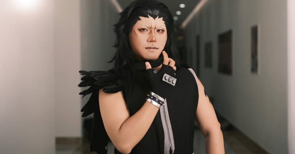 アニメキャラたちが星座に照らして分析され、内面的な強さが浮き彫りになる占い風の演出。