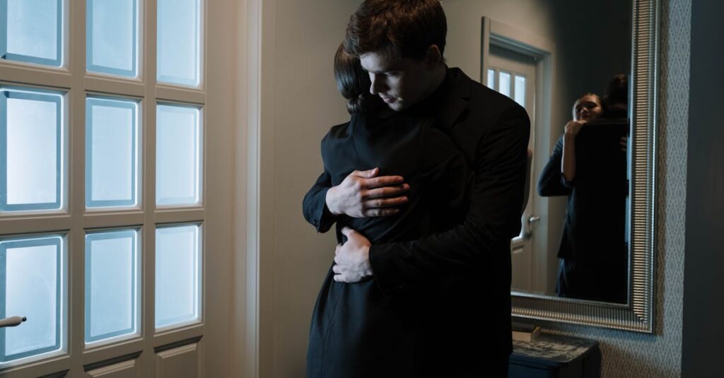 誰かにそっと寄り添い静かな体温で支える優しさを象徴するやさしい光景