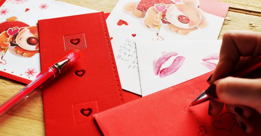 自分の本音を伝えるために手紙を書く女性、感情に向き合う静かな表情のアニメ風ビジュアル