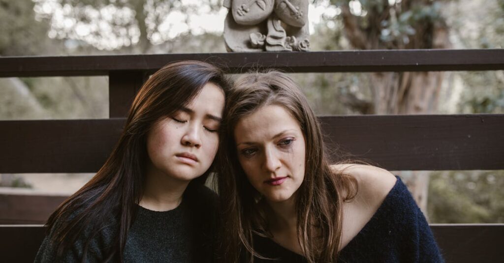 落ち込んだ気持ちをやさしく包み込むようなアニメの余韻と癒しを感じるイラスト