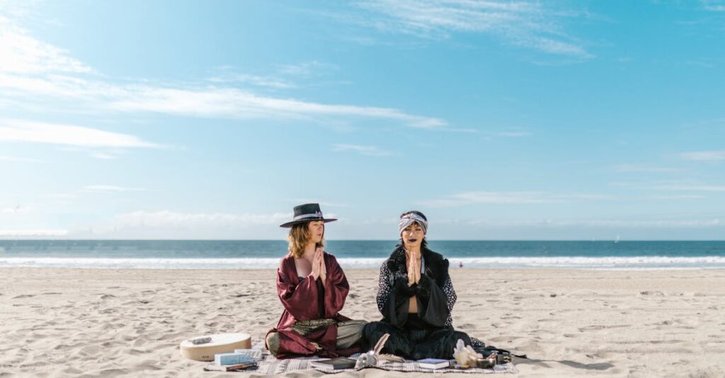 禅タロットのメッセージで静かに変化していく女性の後ろ姿