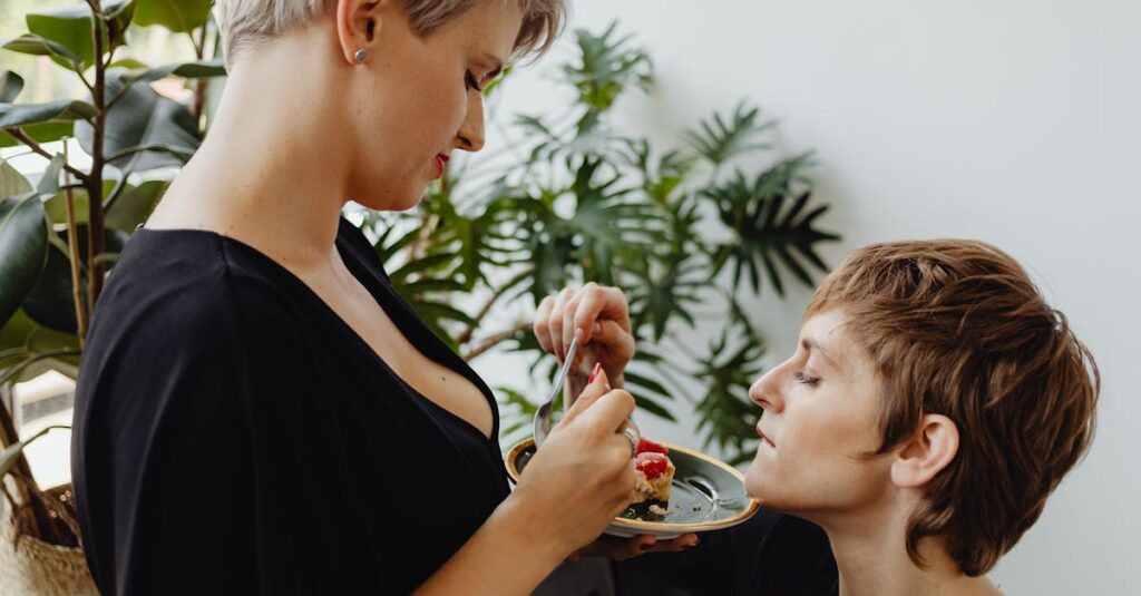 支え合い、愛を循環させるアニメキャラクターたちのイメージ