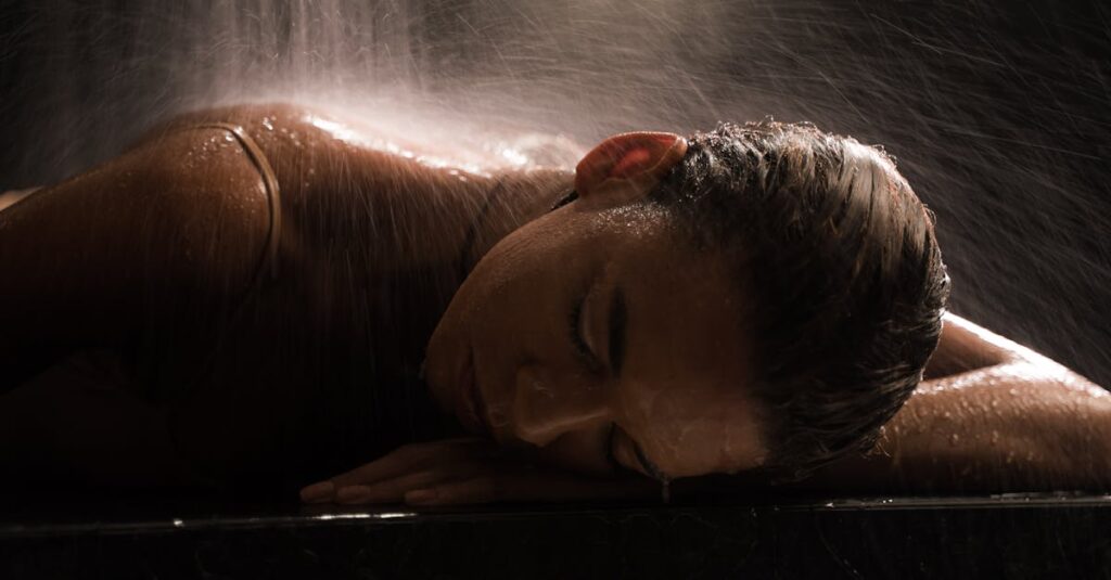 安全な立場から抜け出そうとするアニメキャラクター