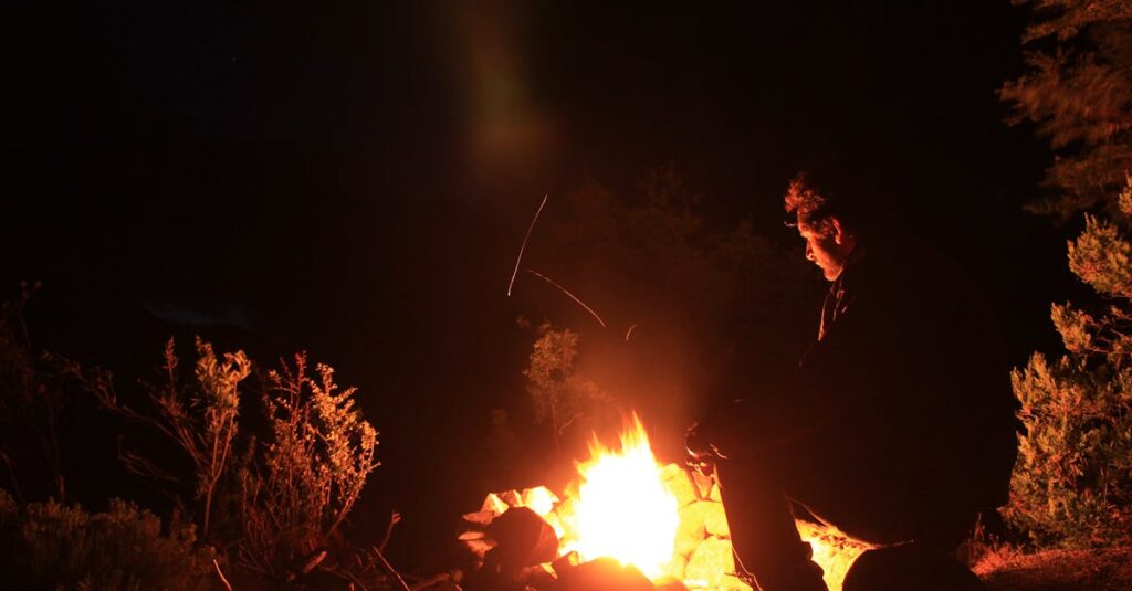 やわらかな光の中でひとりキャンプを楽しむ女の子。何も生産しなくても、ただそこにいる時間が満ちている。