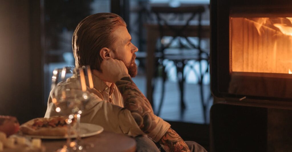 自分の内側をそっと見つめるやさしいイメージ