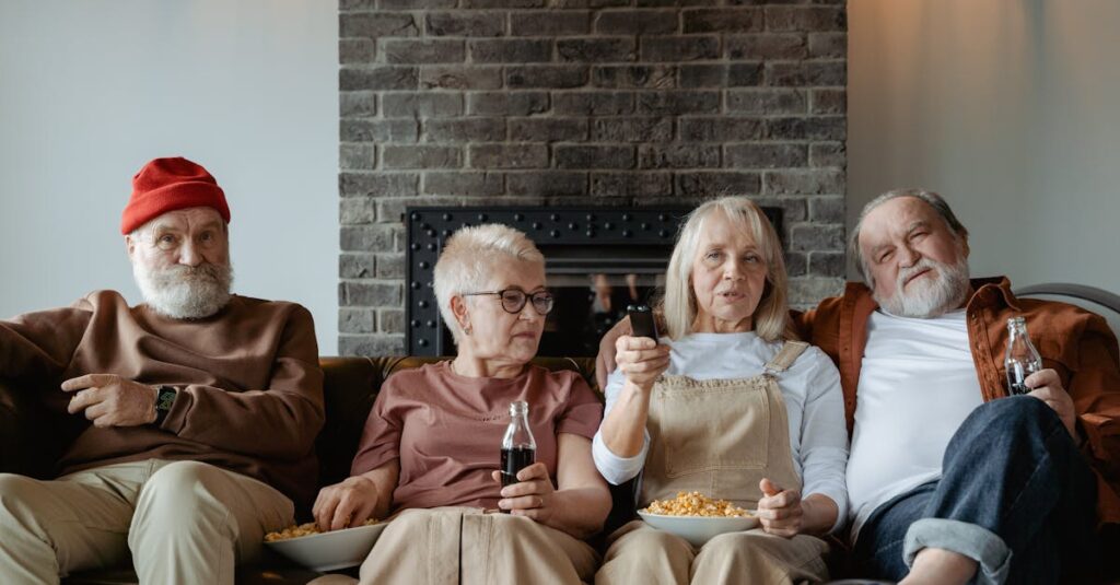 心地よい癒しのアニメを楽しむアニメ風キャラクターのイメージ