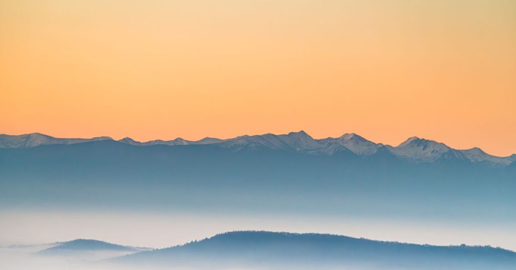 やわらかな朝の光が広がる地平線。時間が味方になる希望を象徴する風景。