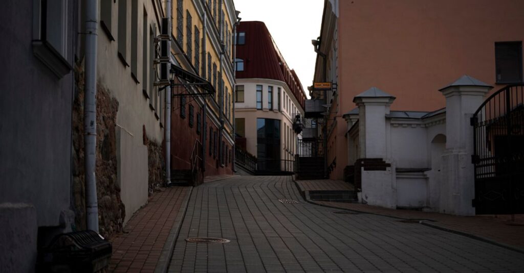 quiet narrow path soft evening light emotional distance