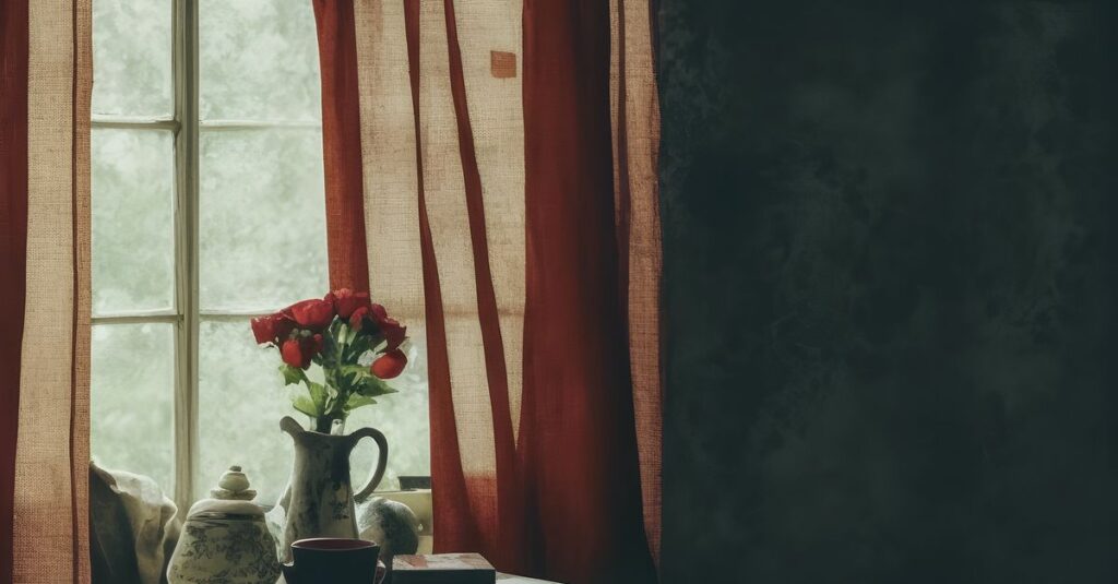 soft tea window light gentle quiet healing atmosphere
