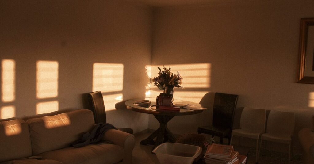 quiet soft light protected space gentle atmosphere calm