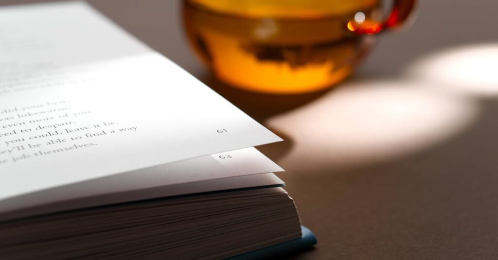 one gentle book soft light quiet calm hopeful