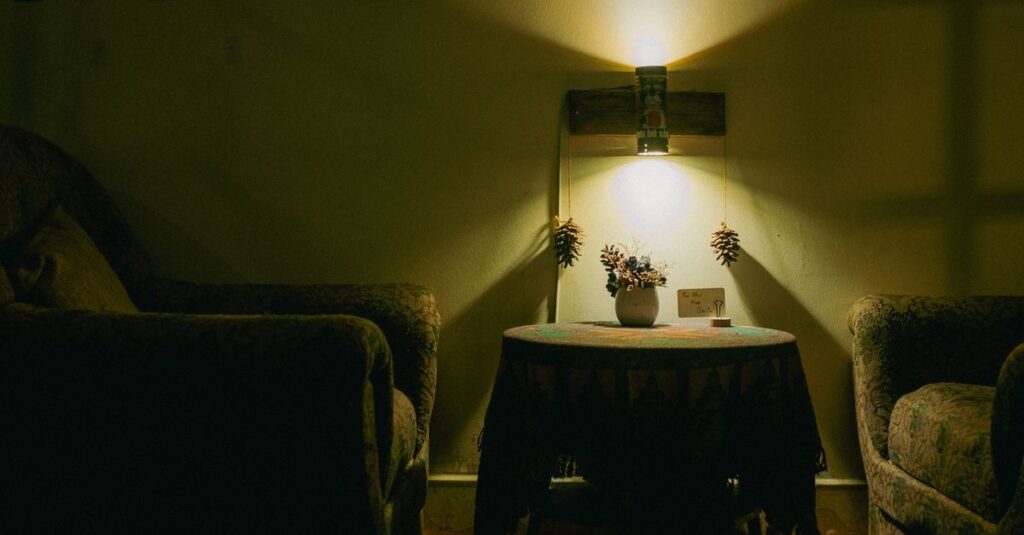 soft quiet room warm light calm connection peaceful