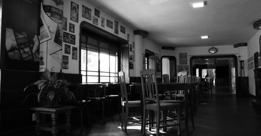 quiet room soft morning light calm atmosphere empty chair