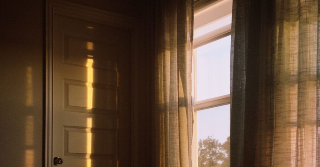 quiet doorway soft light gentle boundary calm atmosphere
