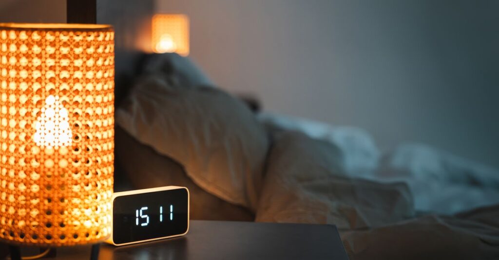 soft lamp night quiet self compassion gentle warm healing atmosphere
