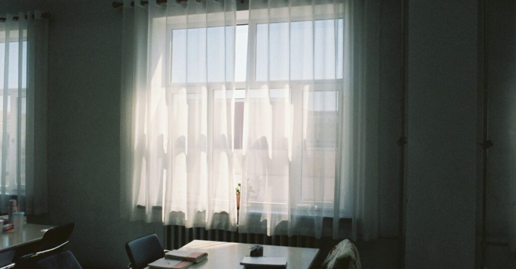 quiet empty room daylight soft light solitude uneasy calm