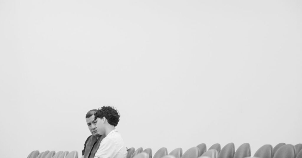 gentle soft light two people quiet conversation calm warm atmosphere