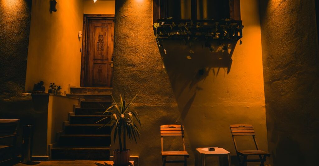 closed door soft light quiet distance protection emotional wall gentle atmosphere