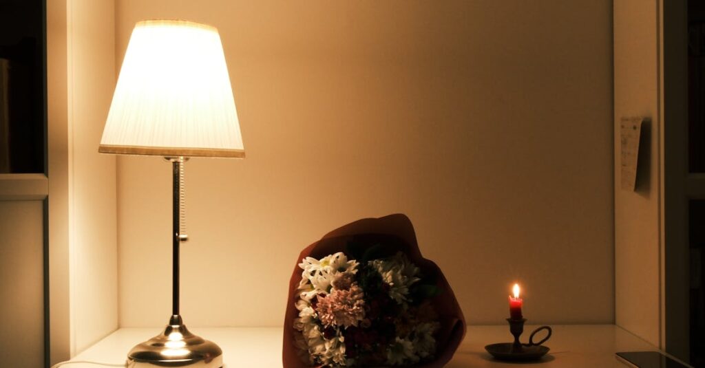 soft lamp night quiet self trust gentle warm healing calm atmosphere