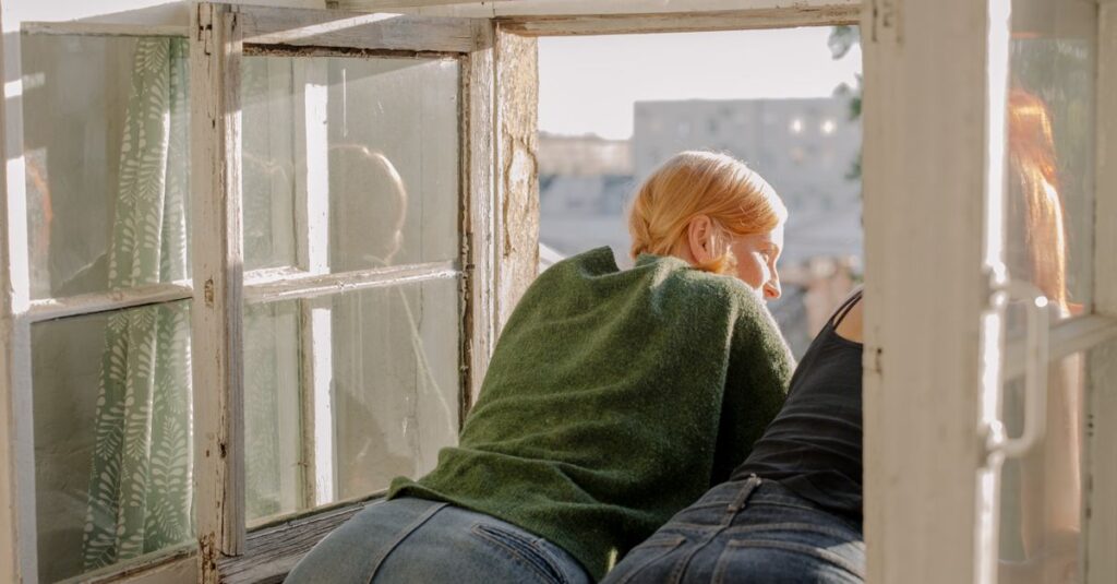 soft window light quiet pause relationship calm