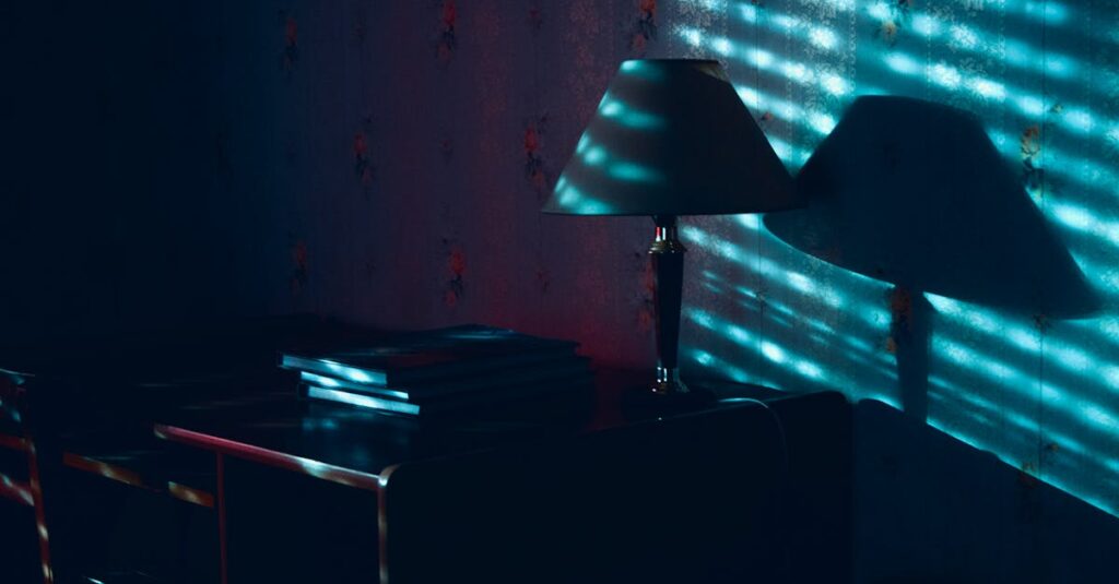 quiet evening room soft light tender loneliness calm