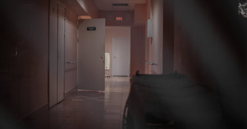 やわらかな光の前に静かに閉じられた扉。近づくことへの怖さと、自分を守ろうとする心を象徴する風景。